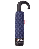 Folding umbrella X-TRA Solid Crook Isotoner Chevron 09407