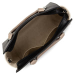 Sac porté main Smooth 437-03 Lancaster Noir/Nude Clair/Nude Foncé