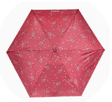 X-TRA Solid Folding Umbrella Isotoner 09406 Cherry Dots