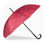 Parapluie Canne X-TRA Sec Isotoner Pois Cerise 09457