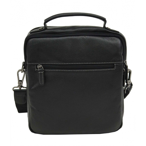 Sacoche porté bandoulière en cuir Homme Katana 69319 noir – ALYS