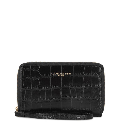 Lancaster Exotic Croco Leather Wallet 124-12