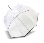 Parapluie Cloche Transparent Isotoner 09357 Noir