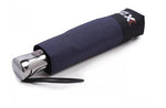 X-TRA Solid Isotoner Folding Umbrella Navy Blue 09406