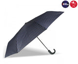 Parapluie pliant X-TRA Solide Crook Isotoner Cravate 09407