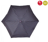 Parapluie Canne X-TRA Sec Isotoner Rayures Caravelle 09457
