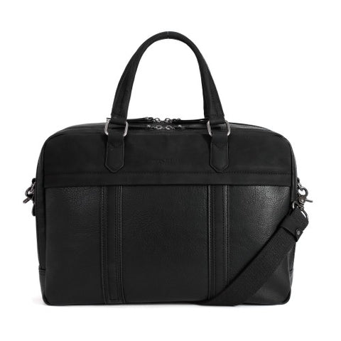 Men's Briefcase-Albury-Wylson Paris-W8194-8 Black